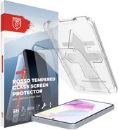 Rosso Screenprotector geschikt voor de Samsung Galaxy A35 | Gehard Glas | Beschermglas | Glasplaatje | Fingerprint & Case Friendly | Met Installatietray | Eenvoudige montage