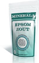 Epsomzout - 500 gram - Minerala - Bitterzout - Magnesiumsulfaat - Badzout - Epsompoeder - Epsom zout - Epsomsalt - Epsompowder - Epsombadzout - Sulfaatpoeder - badzout