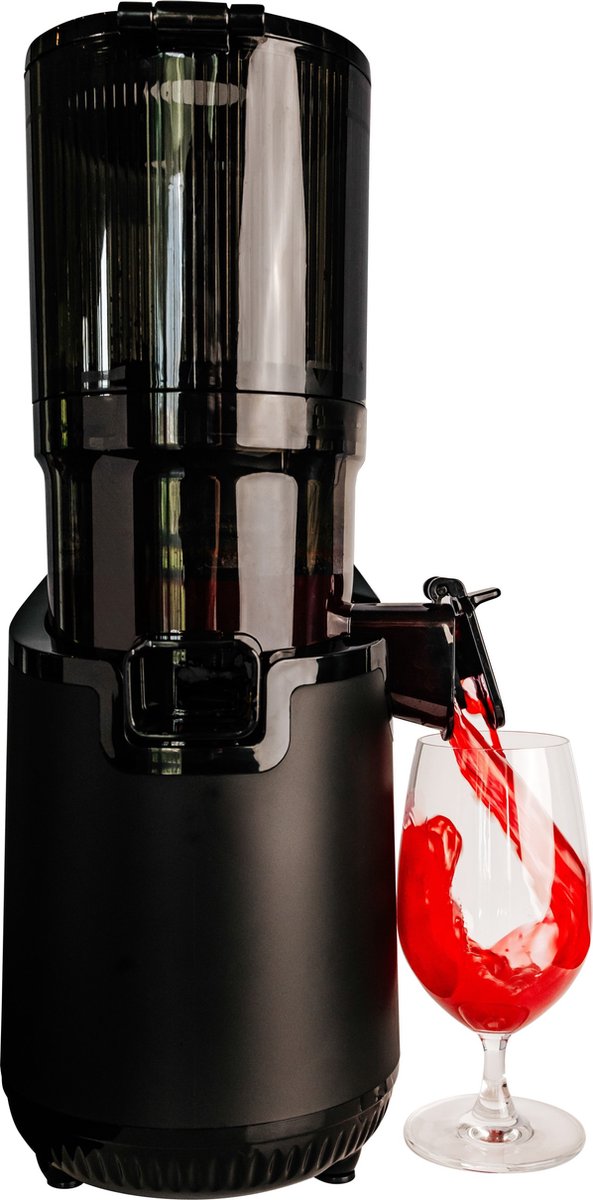Versapers Pelican Slowjuicer - Carbon (zwart) - Grote Vulopening - 42 tpm - Sapstop - zelfvoerend thumbnail 2