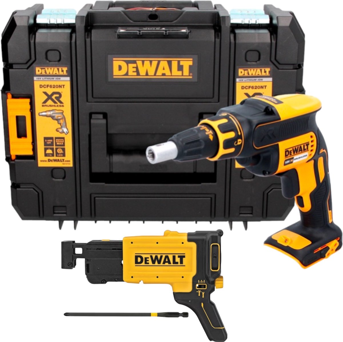 DeWalt DCF 620 NT accu-droogbouwschroevendraaier 18 V 30 Nm borstelloos + TSTAK - zonder accu, zonder oplader