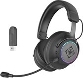 Deltaco Gaming DH440 Draadloze USB Gaming Headset - 7.1 Surround Sound - RGB - Zwart