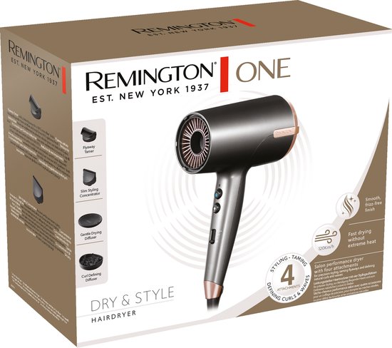 Remington ONE Dry & Style Föhn - 4 Opzetstukken - D6077