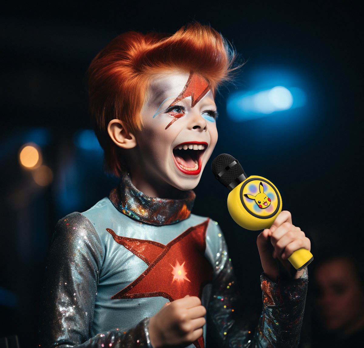 Pokémon - draadloze karaoke microfoon voor kinderen - oplichtend LED display - speaker - met stemeffecten — cadeau in Spellen & Speelgoed - foto 4