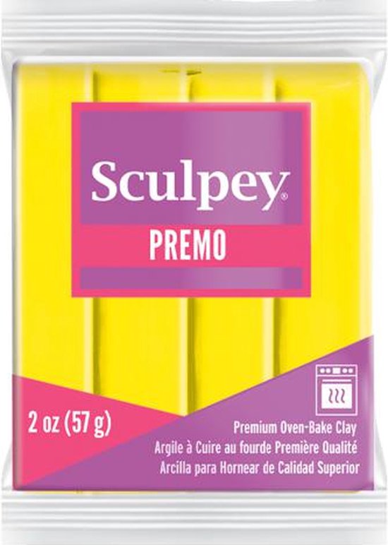 Premo teinte jaune zinc - argile 57 gr - Sculpey