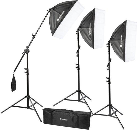 Bresser BR-BLS210 Trépied Girafe Avec Contrepoids - Support Lumière Studio Photo Vidéo