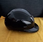 Belstar cap - zwart - glanzend - 52-56 cm