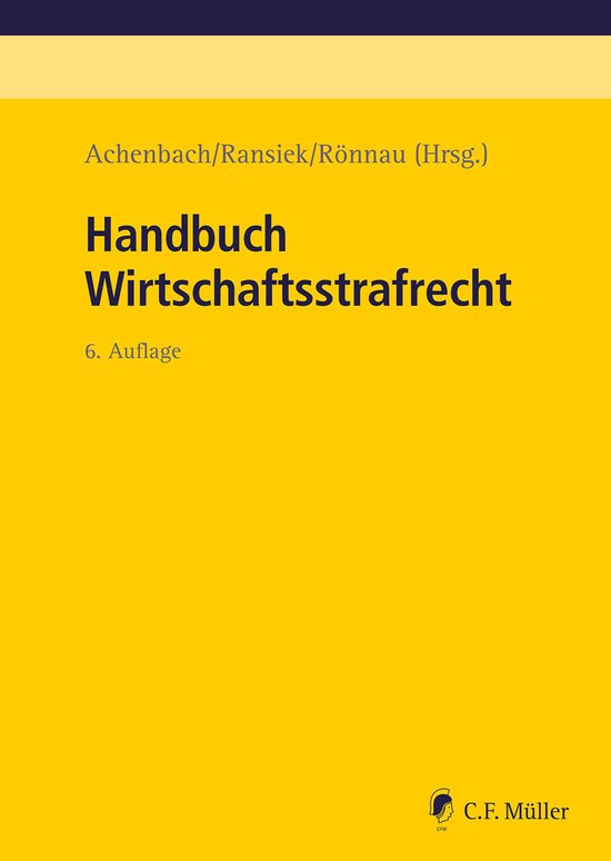 Handbuch Wirtschaftsstrafrecht - cover
