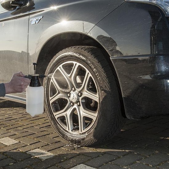 Hoge Drukspuit/plantensproeier - Set van 2x stuks - 1 Liter - Waterverstuivers - kunststof van Hoge — afbeelding 2