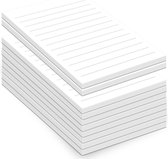 Notitieblokken gelinieerd blanco - A6-blokken met 50 vellen - 90 g/m² premium kwaliteit - Vario-blok schrijfblok voor kantoor huishouden school universiteit Kladblok