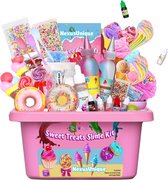 XL 37-delige Set van Schattig Slijm - Candy - 8 Verschillende Soorten Slijm Maken - Slijm Kit Ice Cream- Donuts - Slijm Maker Set - Slime - Slijm Pakket - Slijm Maken voor Kinderen - Slijmset voor Meisjes - Maak Je Eigen Slijm