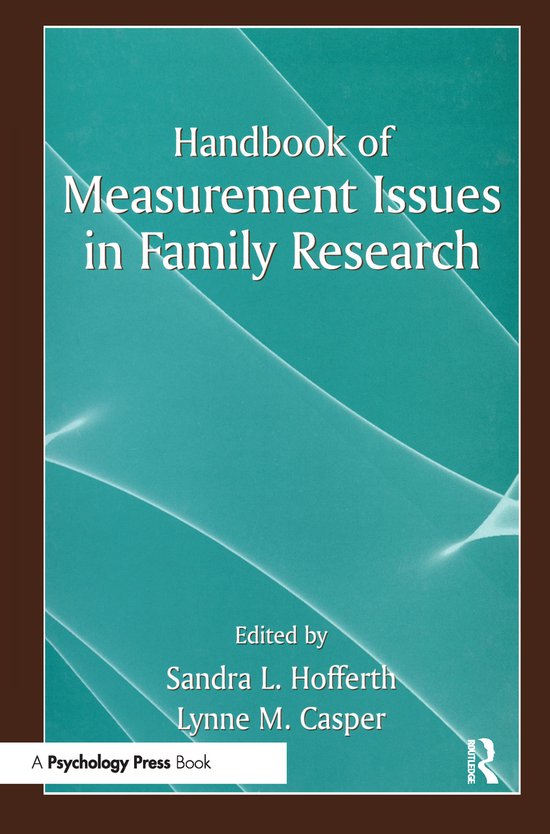 Handbook of Measurement Issues in Family Research - cover