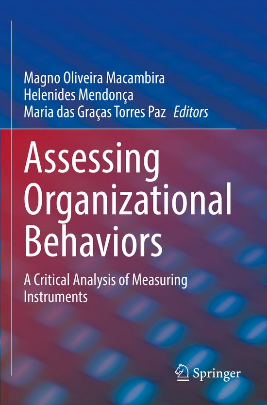 Assessing Organizational Behaviors - cover
