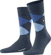 Burlington Edinburgh taille unique, avec motif Chaussettes en Katoen homme bleu - Taille 40-46