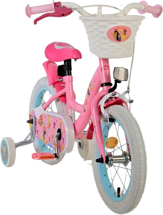 Disney Princess Kinderfiets - Meisjes - 14 inch - Roze van Disney — afbeelding 3