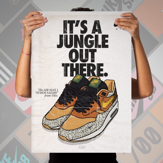 Sneaker Poster AM1 Atmos Safari