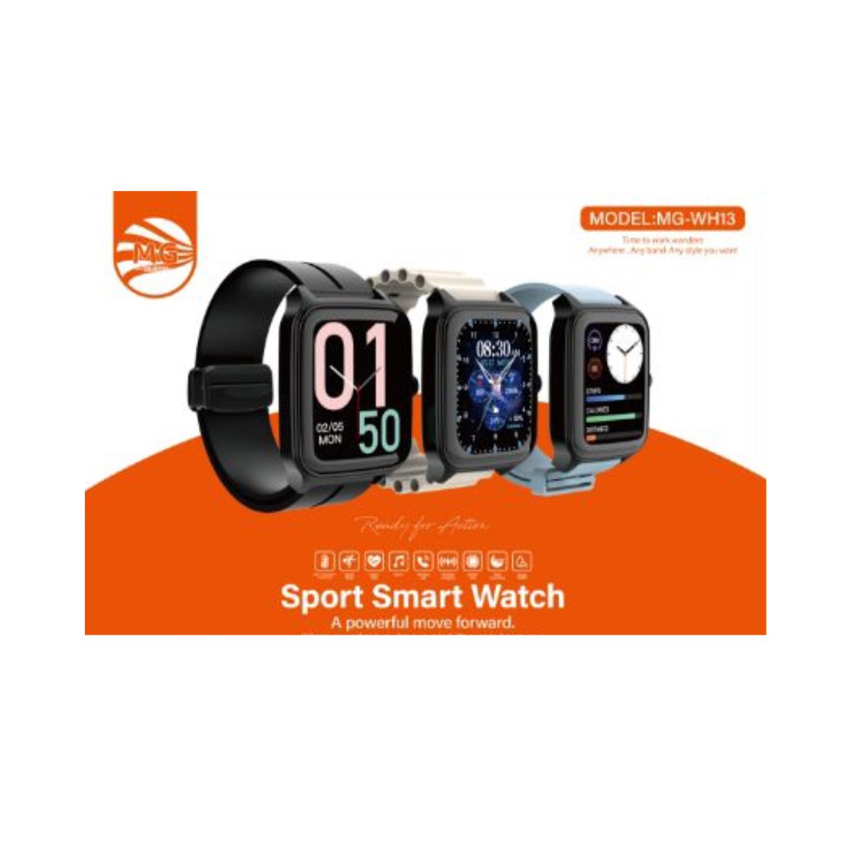 MG – Horloge Met Touch Screen – Smart Watch – WH13