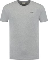 Ballin Amsterdam - Heren Regular fit T-shirts Crewneck SS - Grey - Maat XL
