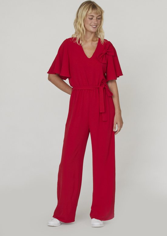 SISTERS POINT Erow-ju - Combinaison Femme - Rouge - Taille XS