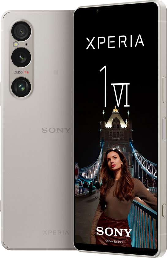 Sony Xperia 1 VI - 256 GB - Platiunum Zilver