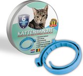 100% Natuurlijke Vlooienband - Voor Katten - Lichtblauw - Zonder Giftige Pesticiden - Vlooien en teken - Veilig Voor Mens En Dier - Milieuvriendelijk En Verantwoord