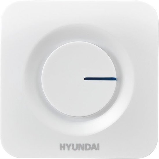 Hyundai Electronics - Moderne draadloze deurbel ontvanger - Op batterijen - wit — afbeelding 2