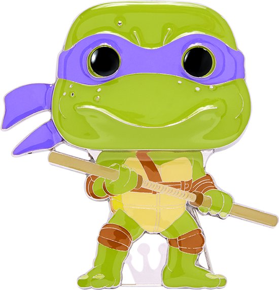 Loungefly: Funko Pop! Pins Cartoons: TMNT - Donatello Grote Emaille POP Pin