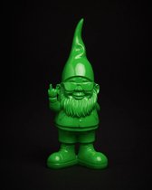 BLOGO Design The Nani’s Collection “Bernardo Small Green Shiny (F*ck You)” Polyresin Decoratie B5,50 x H 12,50 cm 152 gr
