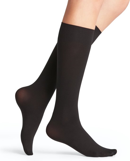 FALKE Seidenglatt 40 DEN chaussettes montantes pour femmes - noir (noir) - Taille: 39-42