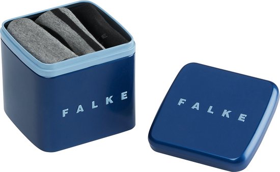 FALKE Happy Box heren enkelsokken (3-pack) - multicolor (sortiment) - Maat: 43-46