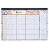 2025 Family Desk Pad and Wall Calendar (11 X 17) - (12-Month Calendar with 152 Bonus Stickers!)
