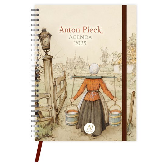 Foto: Anton pieck bureau agenda 2025 zachte kaft