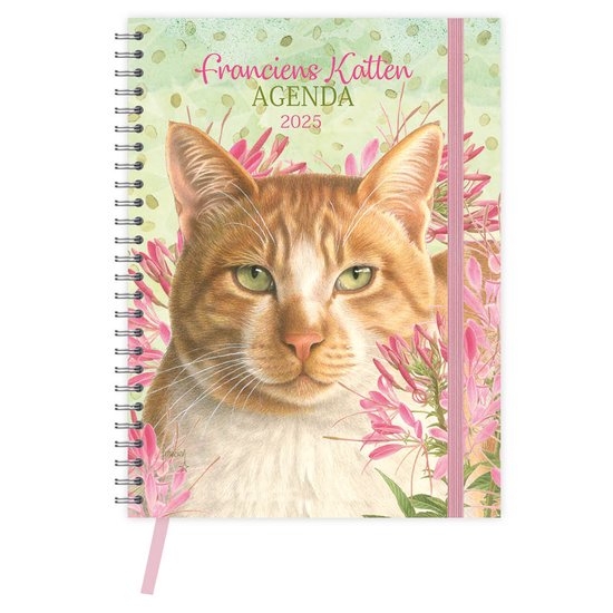 Franciens katten Bureau-agenda (zachte kaft) 2025