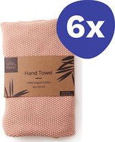 Wild & Stone Handdoek - Roze (6 stuks)