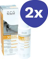 Spray d'huile de Crème solaire Eco Cosmetics SPF30 (2x 50 ml)