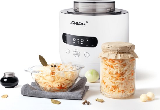 Steba JM4 - Yoghurtmaker / Fermentatie pot - 2 containers met 2 liter & 1.3 liter inhoud - LED display - timer van Merkloos — afbeelding 5