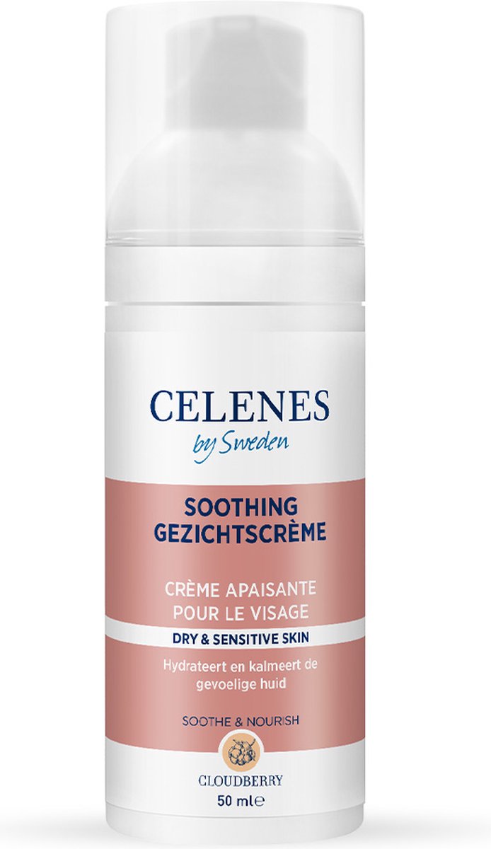 Goedkoopste Celenes by Sweden Cloudberry Verzachtende Gezichtscrème - 50ml - Voor Droge en Gevoelige Huid