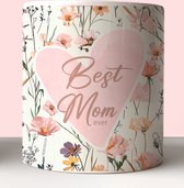 Stiles handmade - Moederdag Mok - Mok - Best mom ever - Beker - Bloemen - Thee - Koffie
