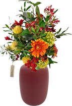 Bouquet artificiel - Easyplants - Summer en Espagne - 70 Cm - Bouquet de soie - Fleurs artificielles - Fausses fleurs