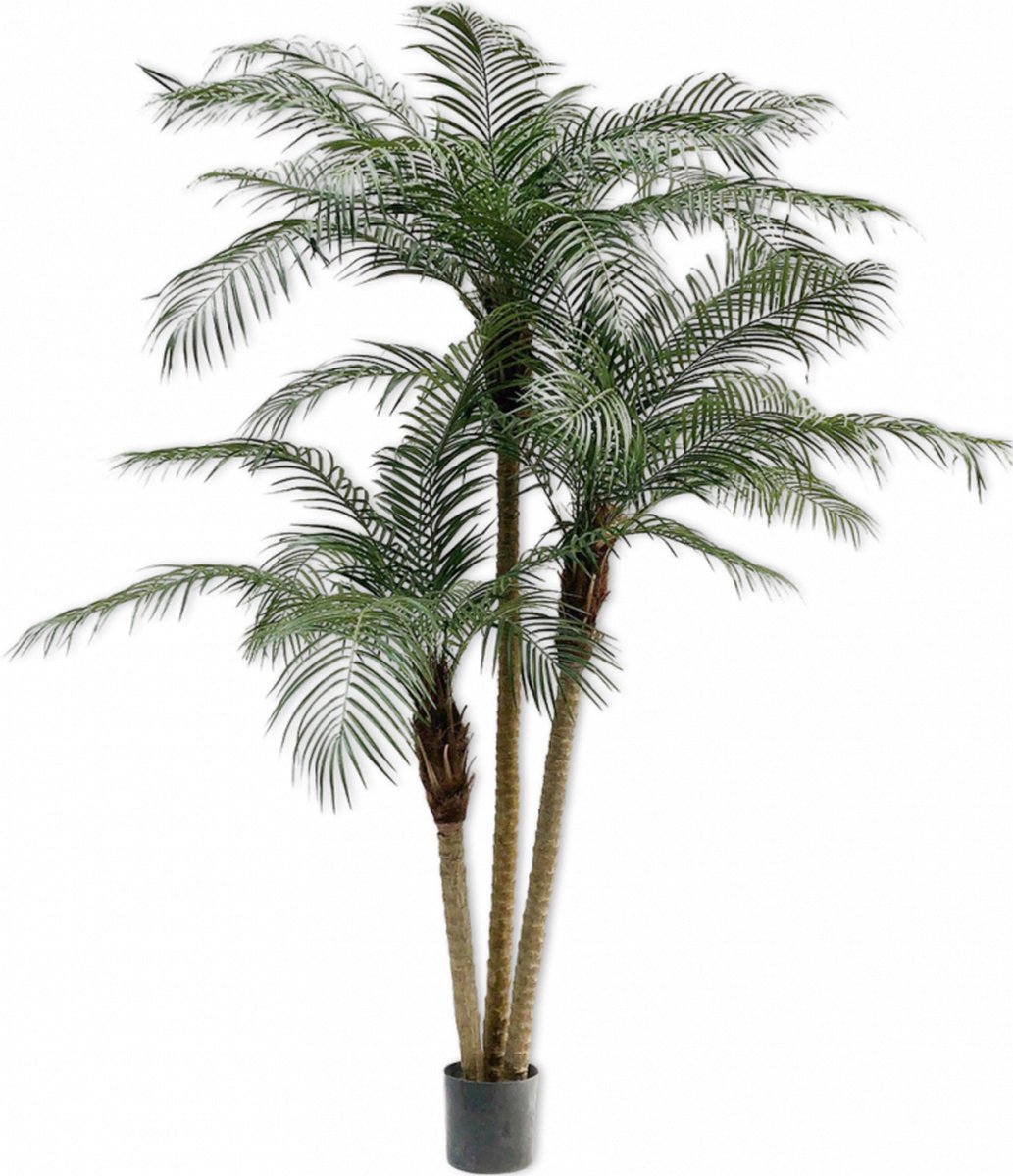 Silk-ka Kunstplant voor Binnen Palm Phoenix Groen 200cm