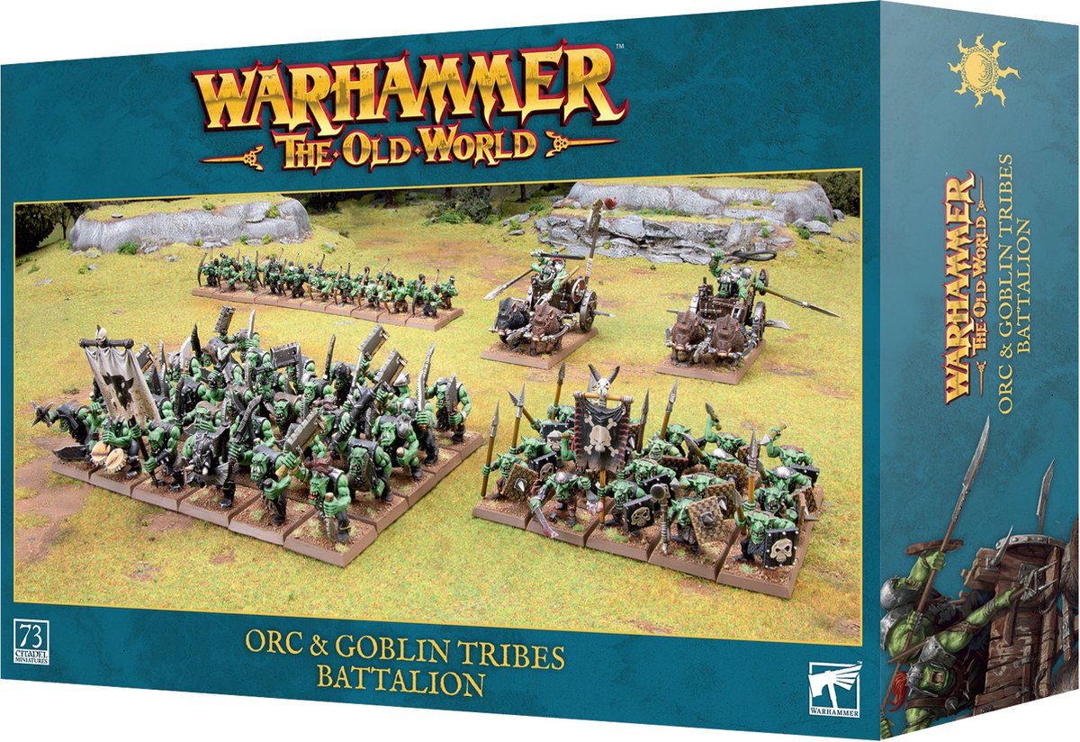 Games Workshop Warhammer The Old World Orc & Goblin Tribes Battalion (09-05)