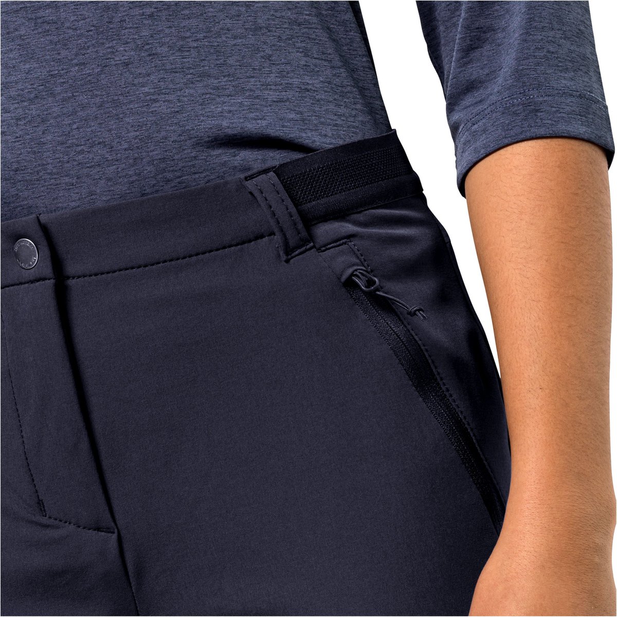 Jack Wolfskin Geigelstein Slim Pants W - Graphite - Outdoor Kleding - Broeken - Lange broeken