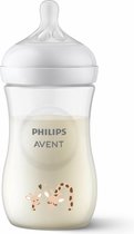 Philips Avent Natural Response Babyfles - Giraffe - 1 Fles - 260 ml - 1+ maanden - Snelheid 3-speen - SCY903/66