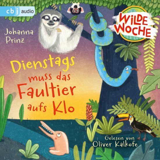 Wilde Woche - Dienstags muss das Faultier aufs Klo - cover