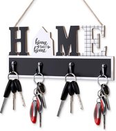 Sleutelhouder Wandgemonteerde sleutelhaken Metalen sleutelrek Kleerhanger Stand Organizer voor Home Decor Hal Woonkamer Hal Kantoor