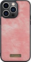 Caseme 008 Telefoonhoesje geschikt voor Apple iPhone 15 Pro Hoesje Uitneembare 2in1 Bookcase Portemonnee - Roze