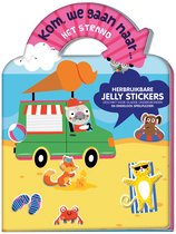 Jelly stickerboek - Kom, we gaan naar... Het strand