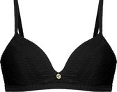 TEN CATE BEACH - bikini top triangle padded wired - Zwart