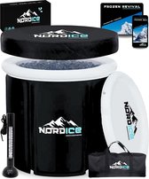 NØRDICE® - IJsbad XXL - Dompelbad - Complete IJsbad Starterpack - Zitbad Set - Ice Bath Inclusief Thermometer
