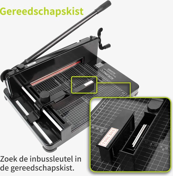 A4 Massicot Avec Sécurité Maximum10 Feuille Pour Découpe De Papier