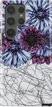 BURGA Telefoonhoesje voor Samsung Galaxy S23 Ultra - Schokbestendige Hardcase Hoesje - Dazzling Purples